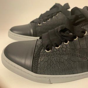 LANVIN Embossed leather Sneakers low top comfy!